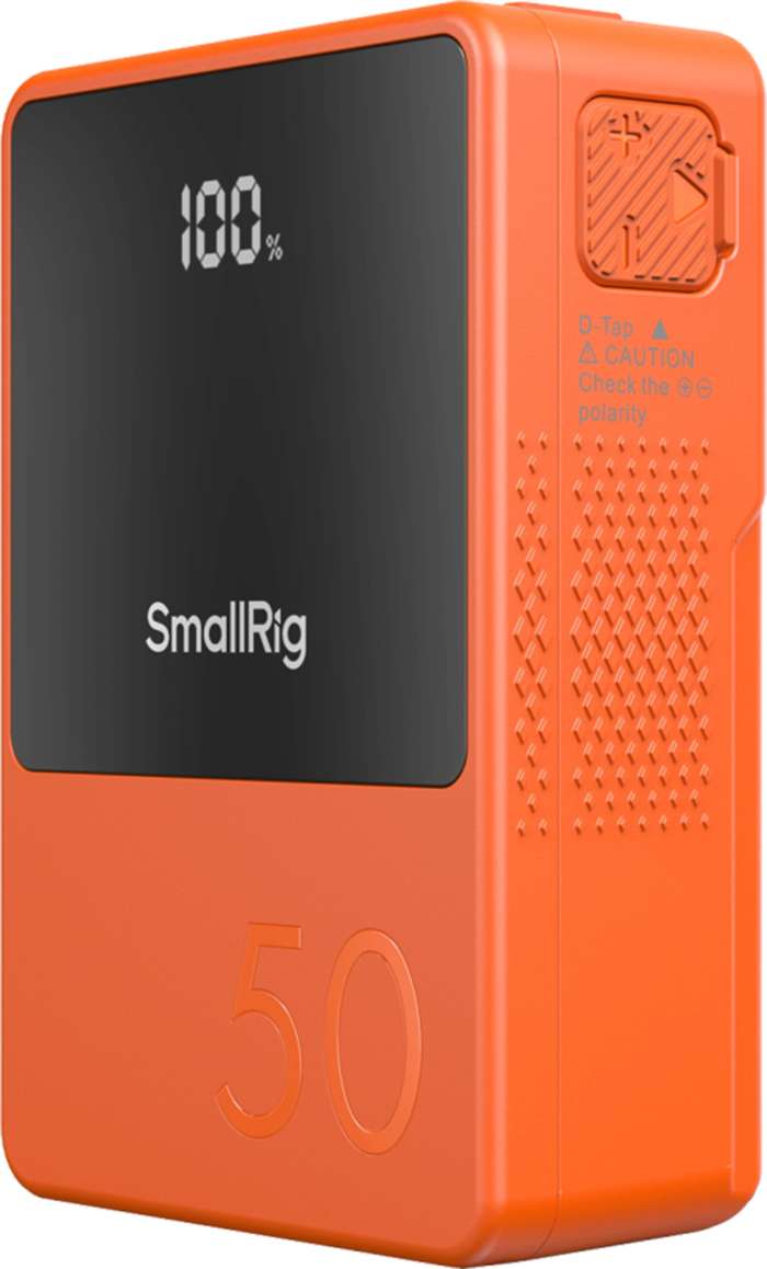 SmallRig  4871 V-Mount Battery Mini VB50 (Orange)