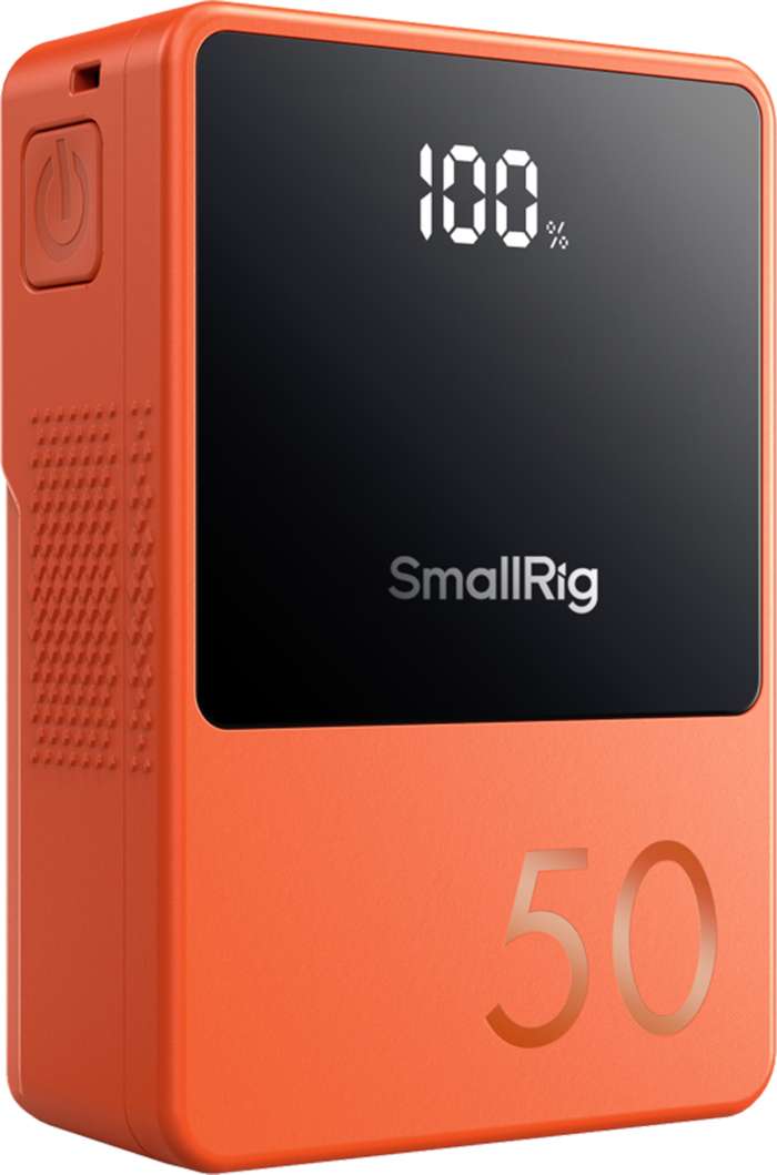 SmallRig  4871 V-Mount Battery Mini VB50 (Orange)