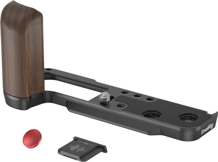SmallRig  4805 Wooden L-Shape Grip for FUJIFILM X100VI / X100V Black | L-plate