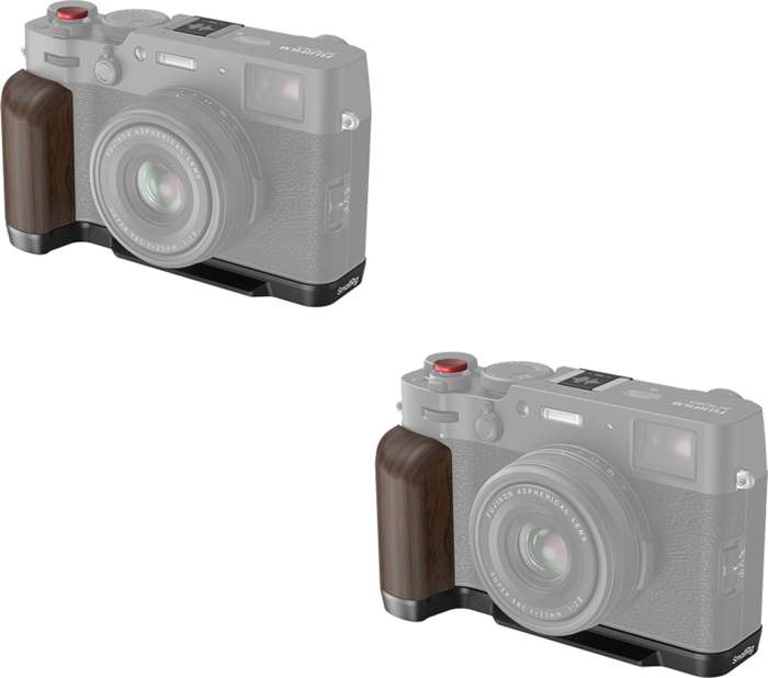 SmallRig  4805 Wooden L-Shape Grip for FUJIFILM X100VI / X100V Black | L-plate