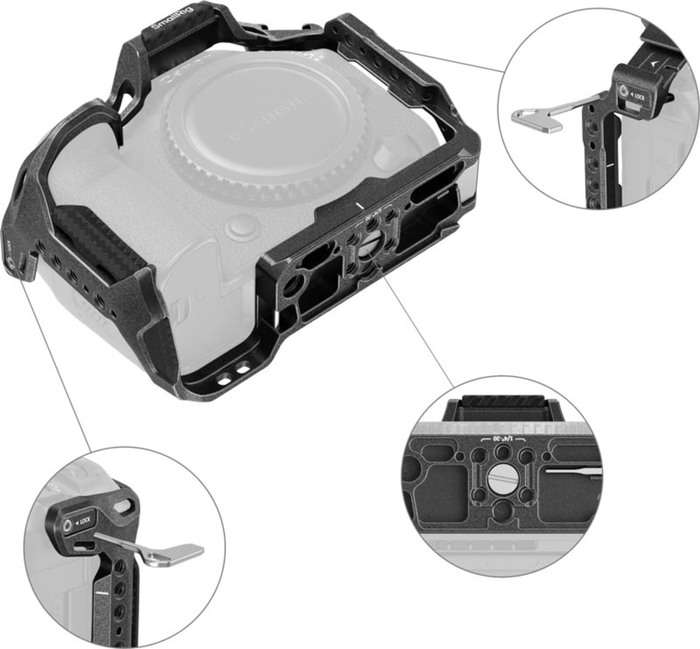 Smallrig 4975 Black Mamba Cage for Canon EOS R5 Mark II | klec