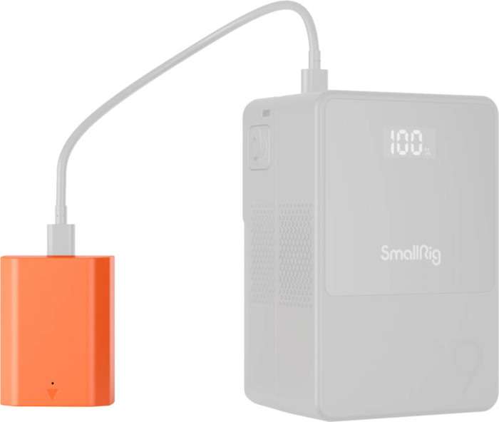 Smallrig 4969 NP-FZ100 USB-C Rechargeable Camera Battery Orange