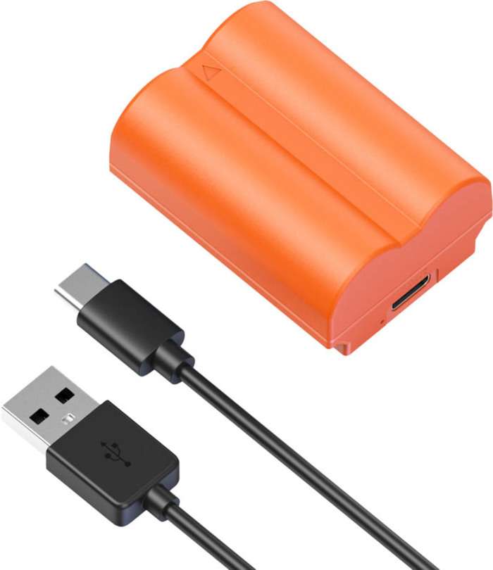 Smallrig 4970 NP-W235 USB-C Rechargeable Camera Battery Orange