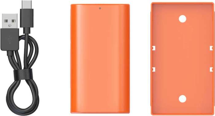 Smallrig 4971 NP-F550 USB-C Rechargeable Camera Battery Orange
