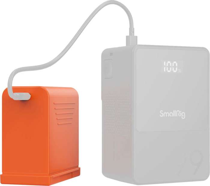 Smallrig 4972 NP-F970 USB-C Rechargeable Camera Battery Orange