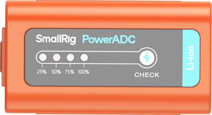 Smallrig 4972 NP-F970 USB-C Rechargeable Camera Battery Orange