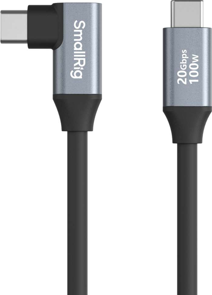 Smallrig 4790 USB-C (Straight) to USB-C (Angled) Data Cable 35cm | USB-C datový kabel