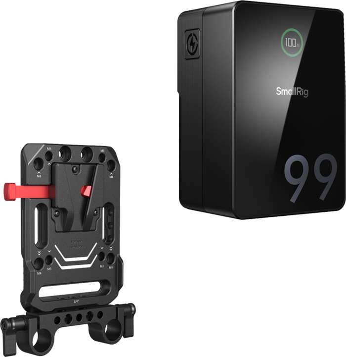 SmallRig 5047 VB99 Pro mini V Mount Battery Kit (4292 + 3016) | V Mount baterie s držákem