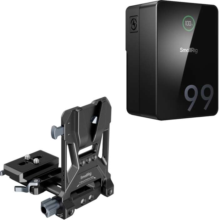 SmallRig  5046 VB99 Pro mini V Mount Battery Kit (4292 + 4064) | V Mount baterie s držákem