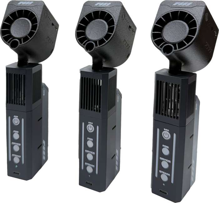 PMI  SmokeNINJA-PRO Trident Kit | 3x Výrobník kouře s ventilátorem