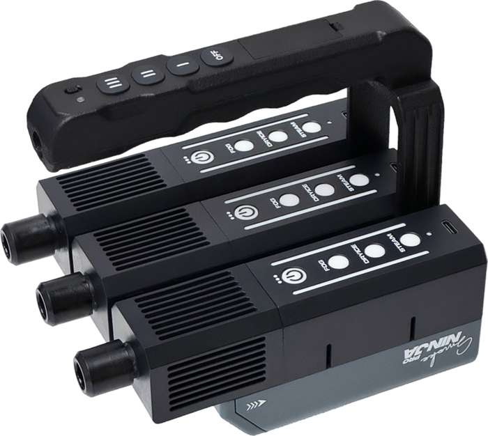 PMI  SmokeNINJA-PRO Trident Kit | 3x Výrobník kouře s ventilátorem