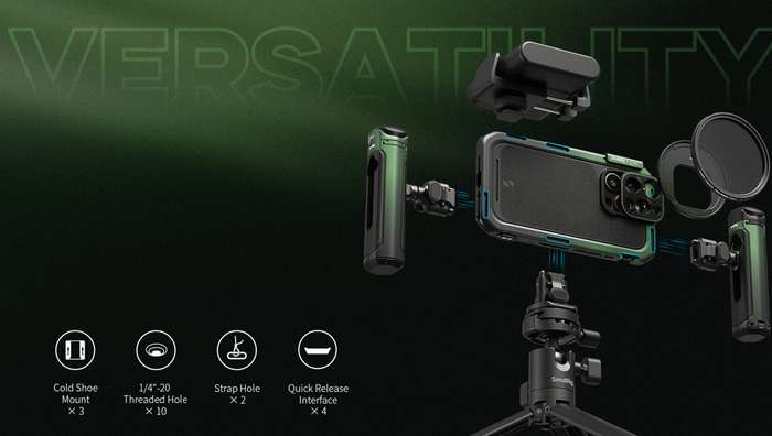 SmallRig  5002 x Brandon Li Mobile Lightweight Video Kit for iPhone 16 Pro Co-design Edition