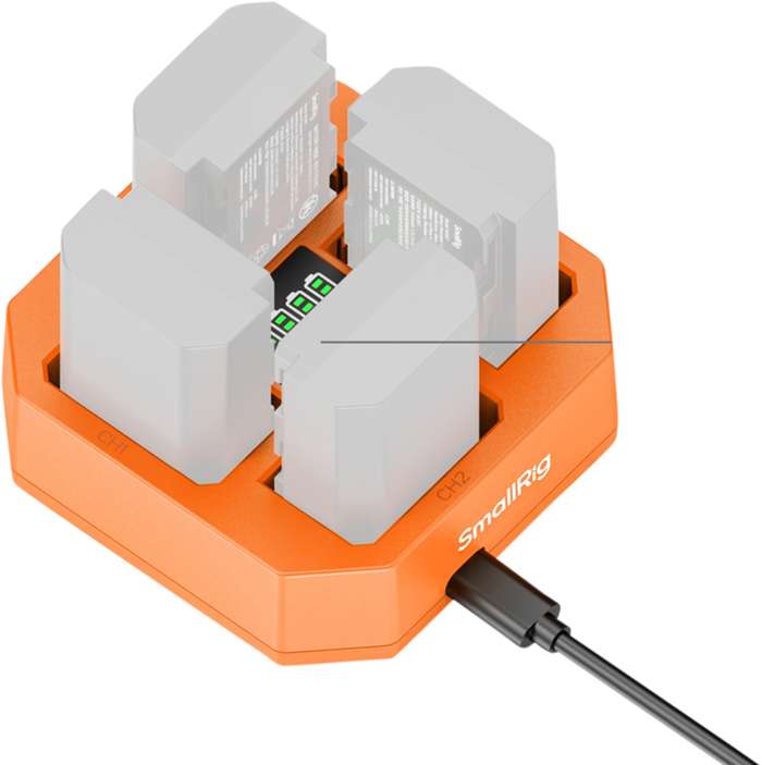 SmallRig  4839 NP-FZ100 4-Channel Camera Battery Charger | 4 portová nabíječka