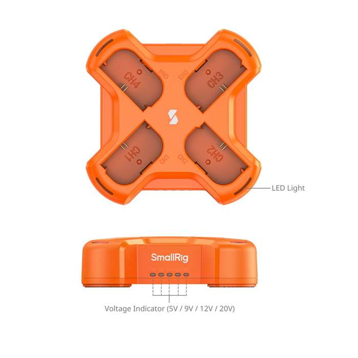 4838 LP-E6NH 4-Channel Camera Battery Charger | 4 portová nabíječka