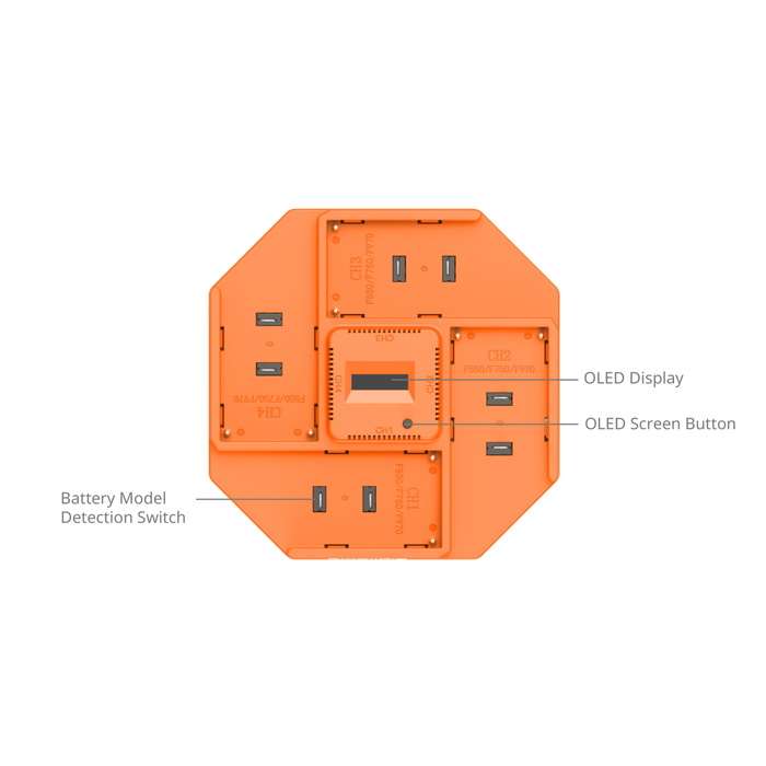 SmallRig  4837 NP-F 4-Channel Camera Battery Charger