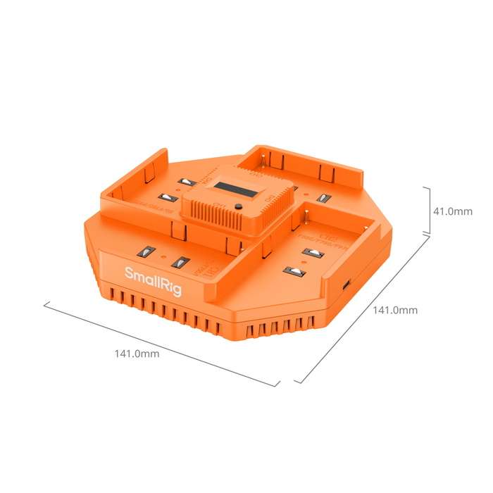 SmallRig  4837 NP-F 4-Channel Camera Battery Charger