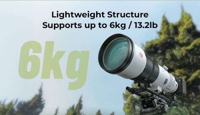 SmallRig  4429 Wildlife Photography Lens Support Kit (501PL) | podpora teleobjektivů s Manfrotto 501 PL