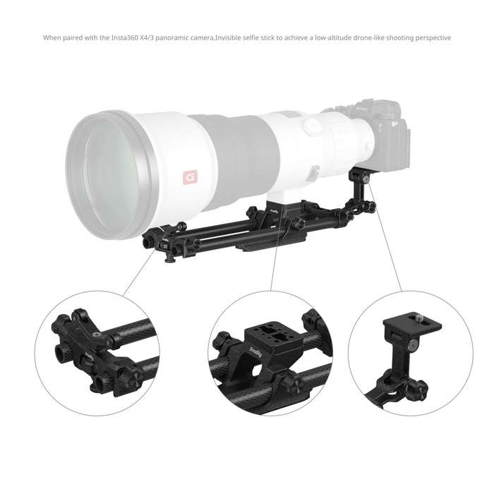 SmallRig  4429 Wildlife Photography Lens Support Kit (501PL) | podpora teleobjektivů s Manfrotto 501 PL