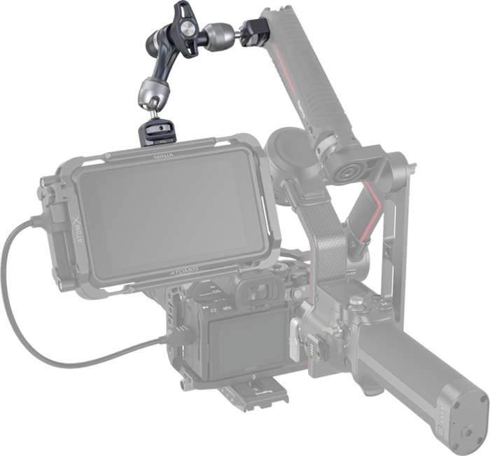 SmallRig  4899 Rosette Magic Arm (7") with ARRI Locating Screw  | Macic arm s 1/4" a 3/8 " závitem