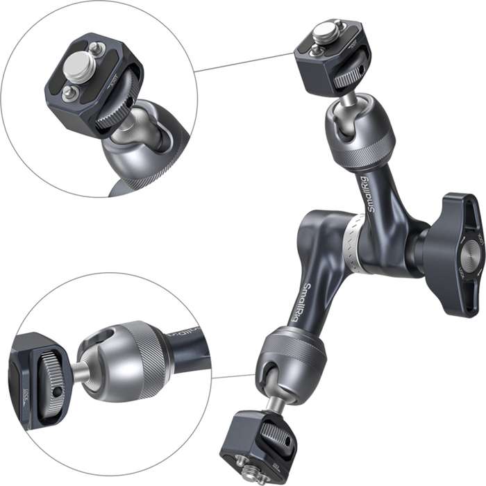 SmallRig  4899 Rosette Magic Arm (7") with ARRI Locating Screw  | Macic arm s 1/4" a 3/8 " závitem