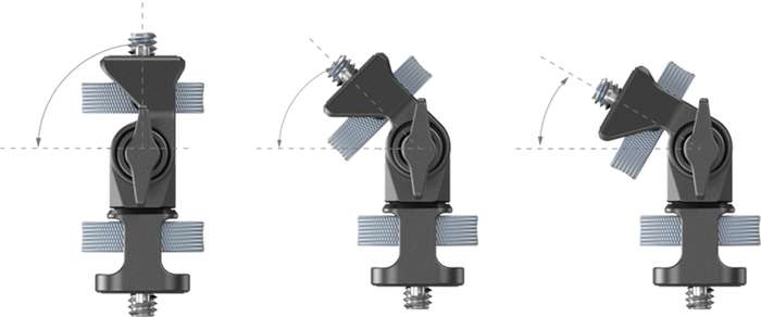 SmallRig  4886 Swivel and Tilt Adjustable Monitor Support with 1/4"-20 Screws | Držák monitoru šroub 1/4