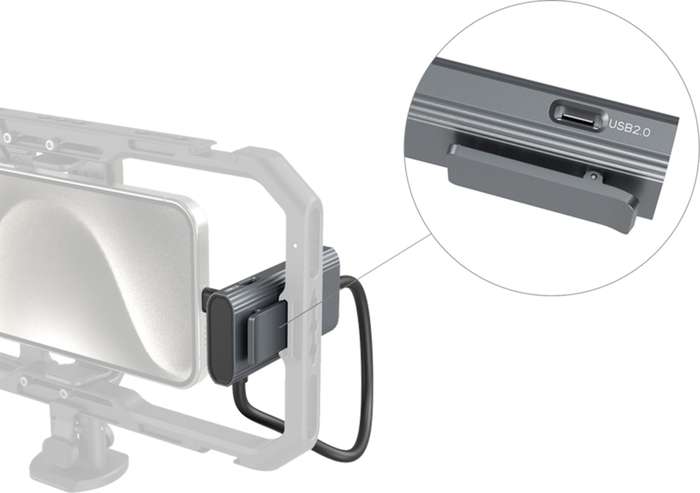 SmallRig  4598 USB-C Hub 4-in-1 PD/USB-C 3.1/USB-C 2.0 with Audio Adapter | USB-C Hub