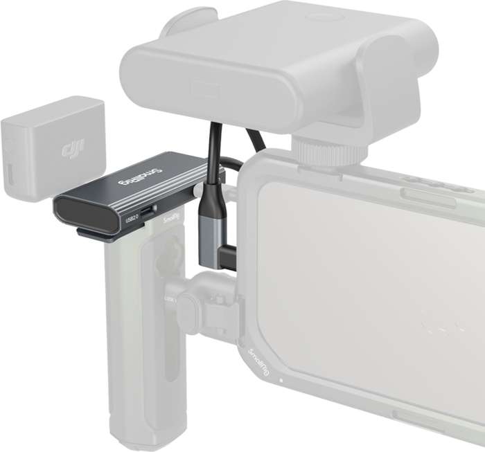 SmallRig  4598 USB-C Hub 4-in-1 PD/USB-C 3.1/USB-C 2.0 with Audio Adapter | USB-C Hub