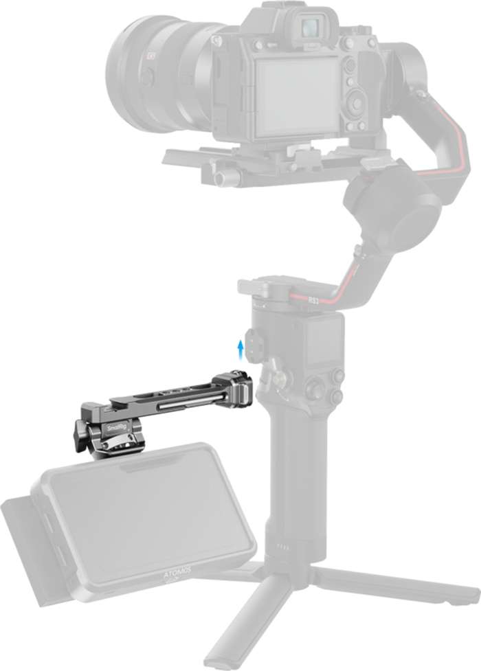 SmallRig  4637 HawkLock H21 Monitor Support for DJI Stabilizers | rameno pro monitor