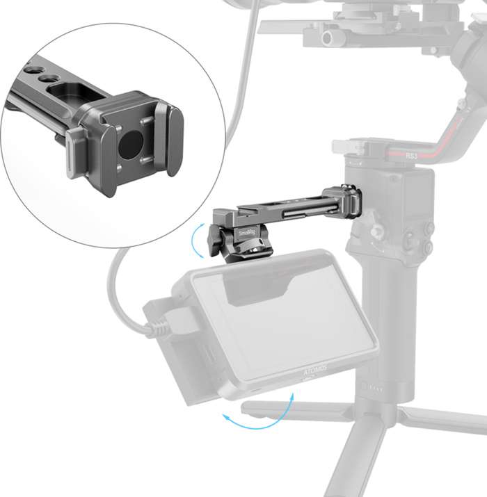 SmallRig  4637 HawkLock H21 Monitor Support for DJI Stabilizers | rameno pro monitor