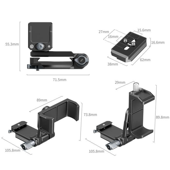 SmallRig  4695 Power Banks Mount Plate Kit for Mirrorless Cameras |  Držák powerbanky