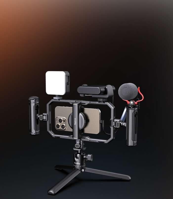 4704 All-in-One Video Kit for Smartphone Creators Qucik Pro Edition  | video set pro smartphone