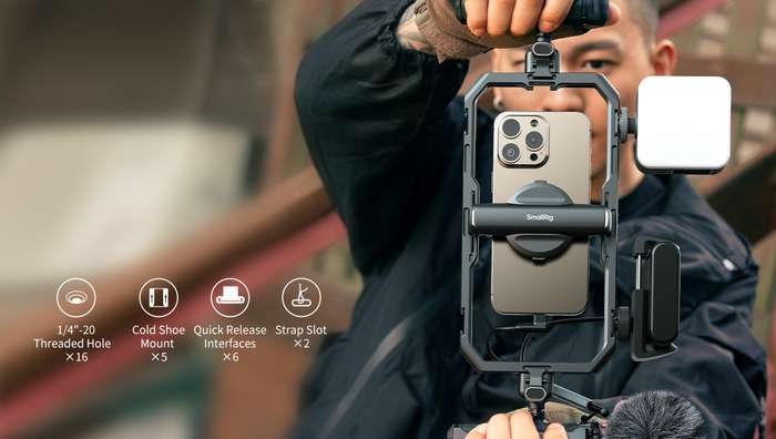 4704 All-in-One Video Kit for Smartphone Creators Qucik Pro Edition  | video set pro smartphone