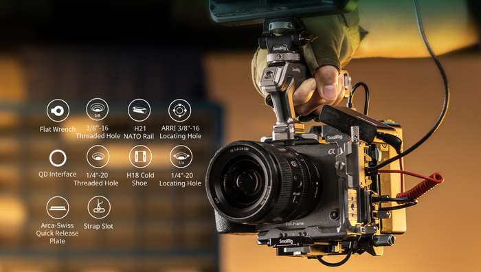 SmallRig  4771 HawkLock Quick Release Advanced Cage Kit for Sony FX3 / FX30 | klec FX3 / FX30