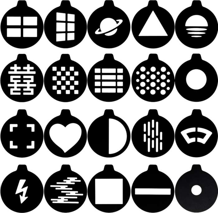 SmallRig  4634 Portable Focusable LED Video Light RF 10C |  světlo s projekčními šablonamy