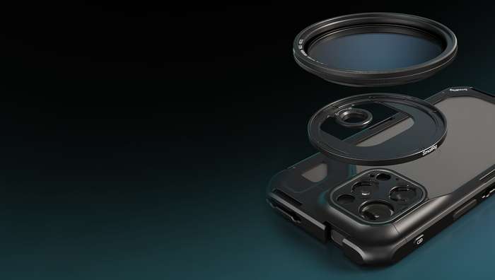 SmallRig  4726 5-in-1 Attachable Filter Kit VND 2-32 & CPL & 1/4 Effect Black Mist (67mm) |  T-mount set filtrů pro telefony