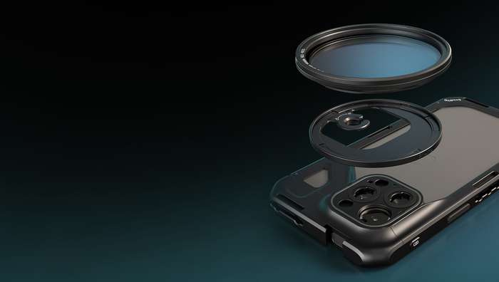 SmallRig  4726 5-in-1 Attachable Filter Kit VND 2-32 & CPL & 1/4 Effect Black Mist (67mm) |  T-mount set filtrů pro telefony