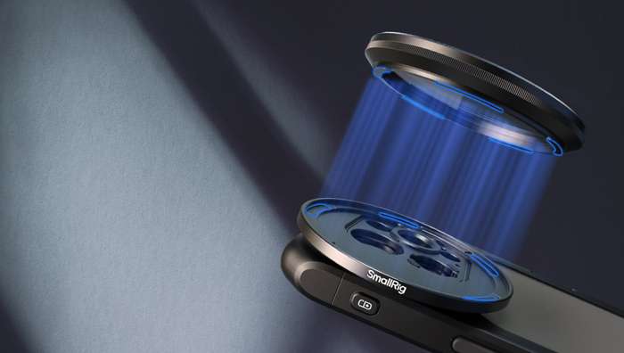 SmallRig  4726 5-in-1 Attachable Filter Kit VND 2-32 & CPL & 1/4 Effect Black Mist (67mm) |  T-mount set filtrů pro telefony