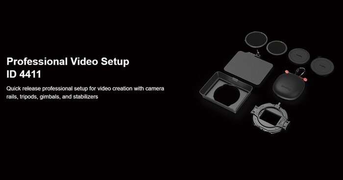 SmallRig  4411 Matte Box with Adjustable Clamp and VND Kit | matte box s VND filtrem