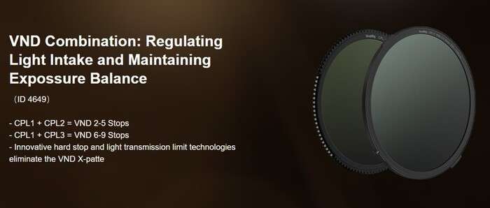 SmallRig  4411 Matte Box with Adjustable Clamp and VND Kit | matte box s VND filtrem