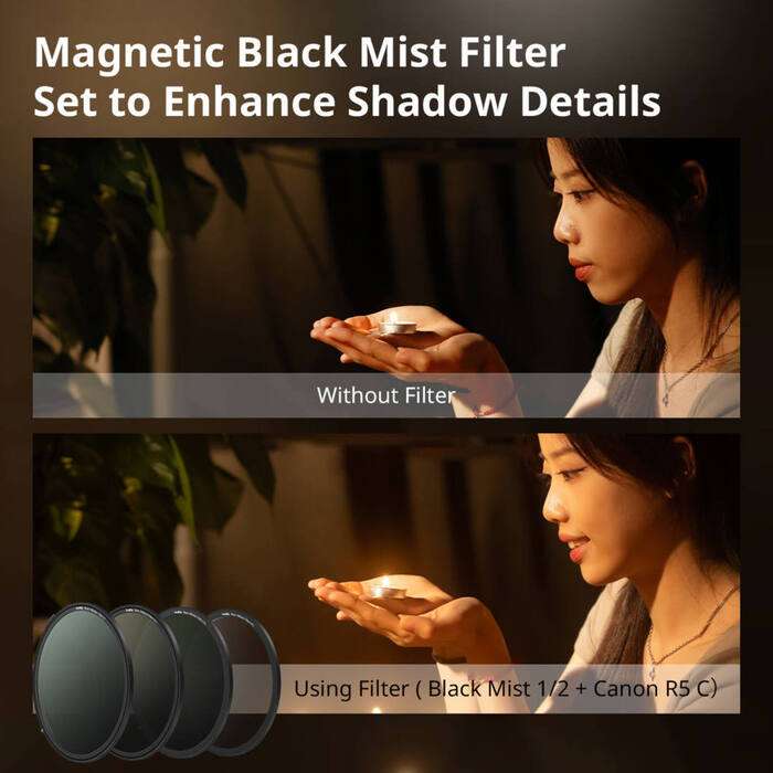 SmallRig  4650 Black Diffusion Filter Kit  | Set magnetických  mist filtrů