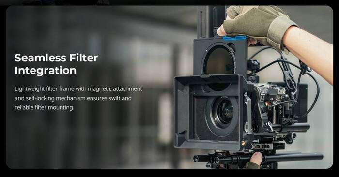 SmallRig  5011 Matte Box Kit With CPL & VND Filters | Matte box s CPL a VND pro objektivy 67-95 mm