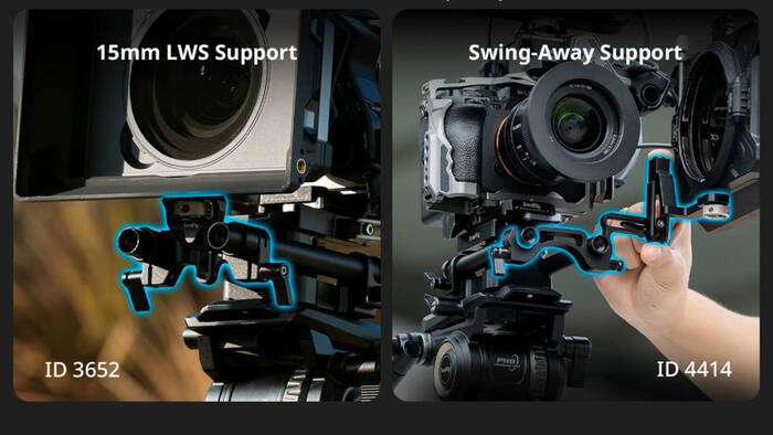 SmallRig  5011 Matte Box Kit With CPL & VND Filters | Matte box s CPL a VND pro objektivy 67-95 mm