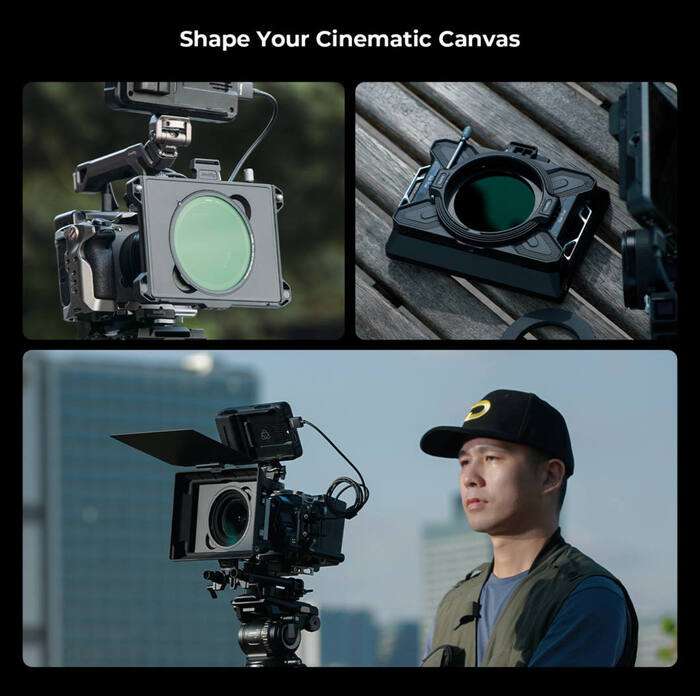 SmallRig  5011 Matte Box Kit With CPL & VND Filters | Matte box s CPL a VND pro objektivy 67-95 mm