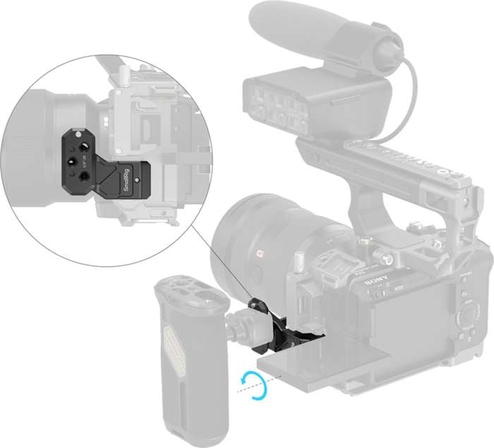 SmallRig  4458 Side Handle Extension Adapter Part with NATO Clamp | Nato prodlužovací svorka