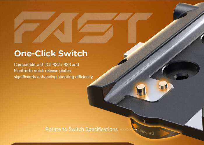 SmallRig  4686 Heavy-Duty Fluid Head Video Tripod Kit AD-01S  |  Video stativ