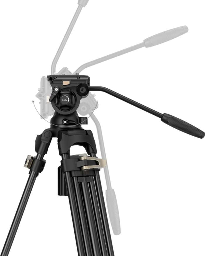 SmallRig  4686 Heavy-Duty Fluid Head Video Tripod Kit AD-01S  |  Video stativ