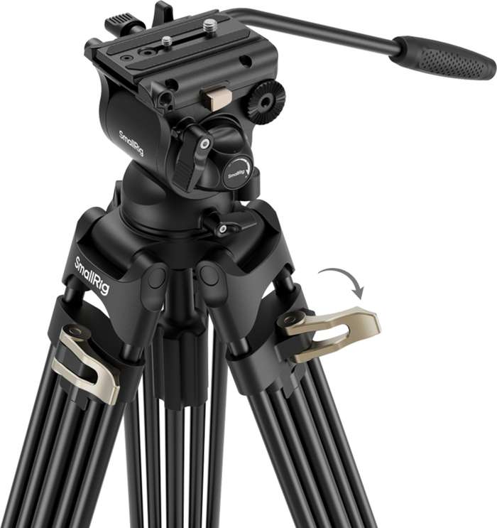 SmallRig  4686 Heavy-Duty Fluid Head Video Tripod Kit AD-01S  |  Video stativ