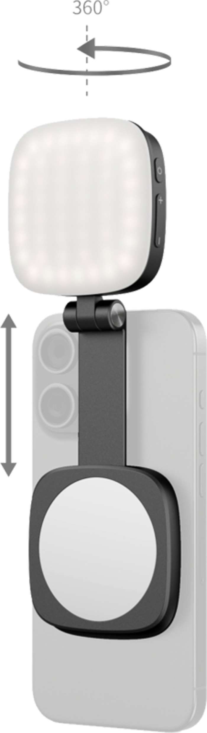 SmallRig  4656 Vibe P48 Detachable Mobile Phone LED Video Light Black |  Světlo pro smartphone snastavitelnou teplotou