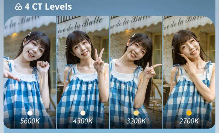 SmallRig  4933 Vibe P48 Detachable Mobile Phone LED Video Light White | Světlo pro smartphone s nastavitelnou teplotou