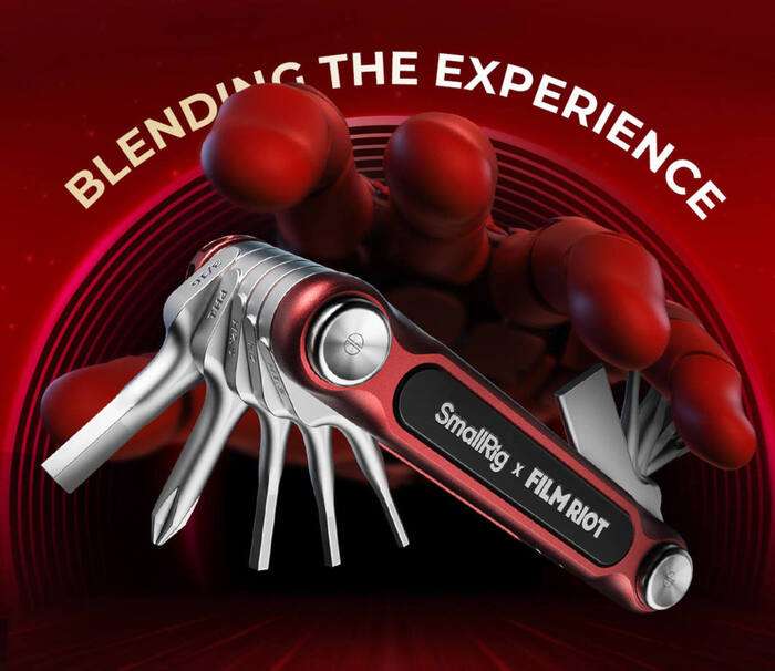 SmallRig  4374 x FILM RIOT 7-in-1 Folding Wrench Set with Multiple Angle Positioning Black | nářadí